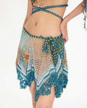 Motifs Patch Skirt