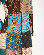 Motifs Patch Dress