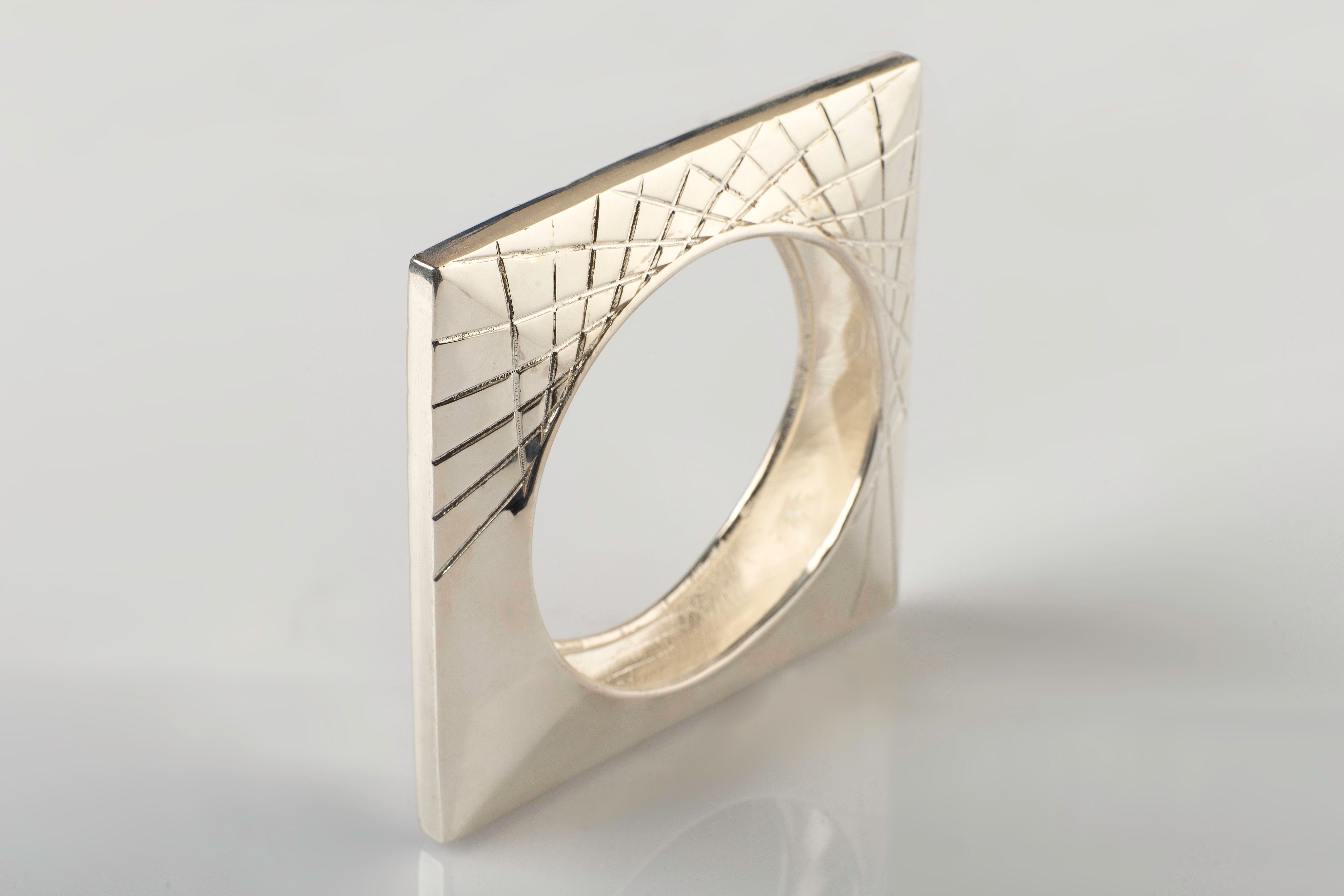 Geometric Frame Bracelet