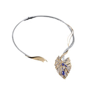 Leaf Torque Necklace