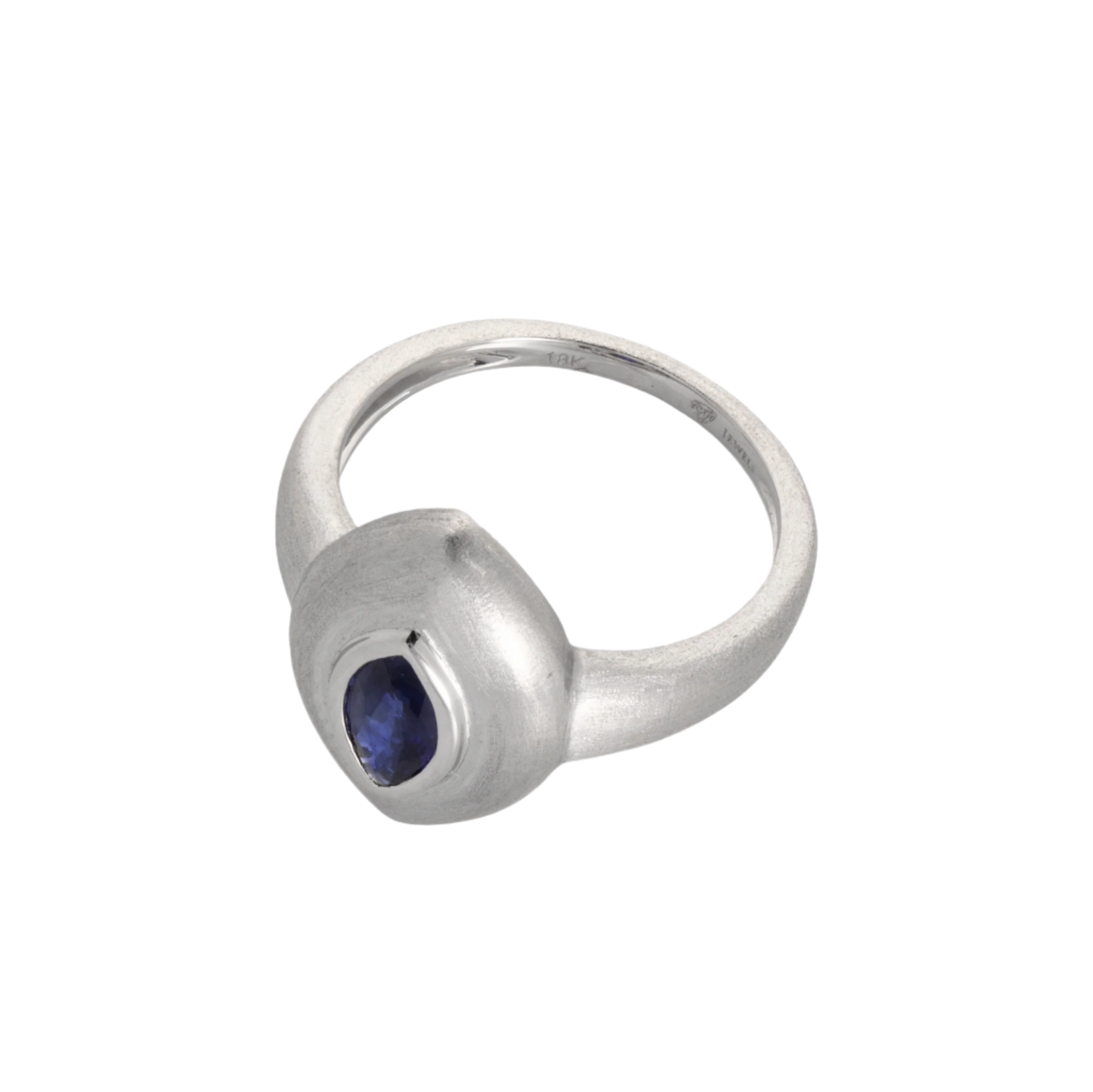 Pinky - 18K WG / Blue Sapphire MQ Ring