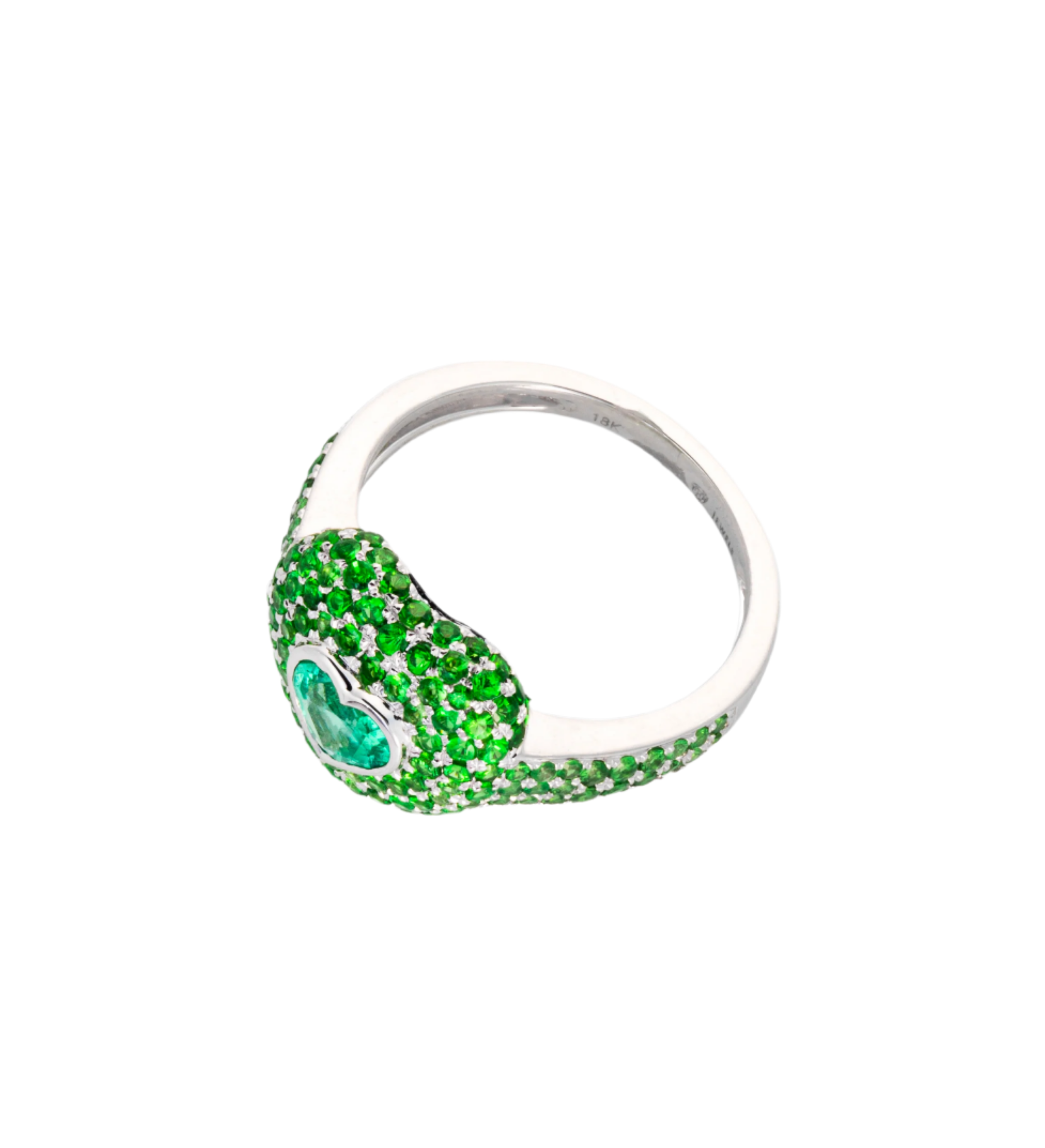 Pinky - 18K WG / Tsavorite HT Ring