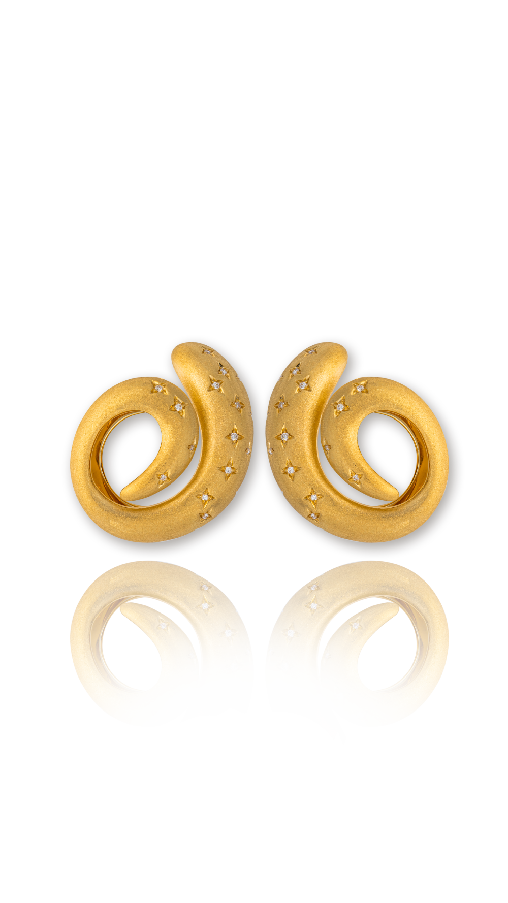 Skin - 18K YG / Dia Earring