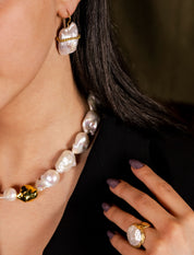 The Diana Baroque Pearl Earrings