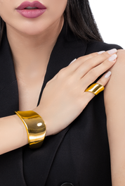 Skin - 8K WG / Polished Ring