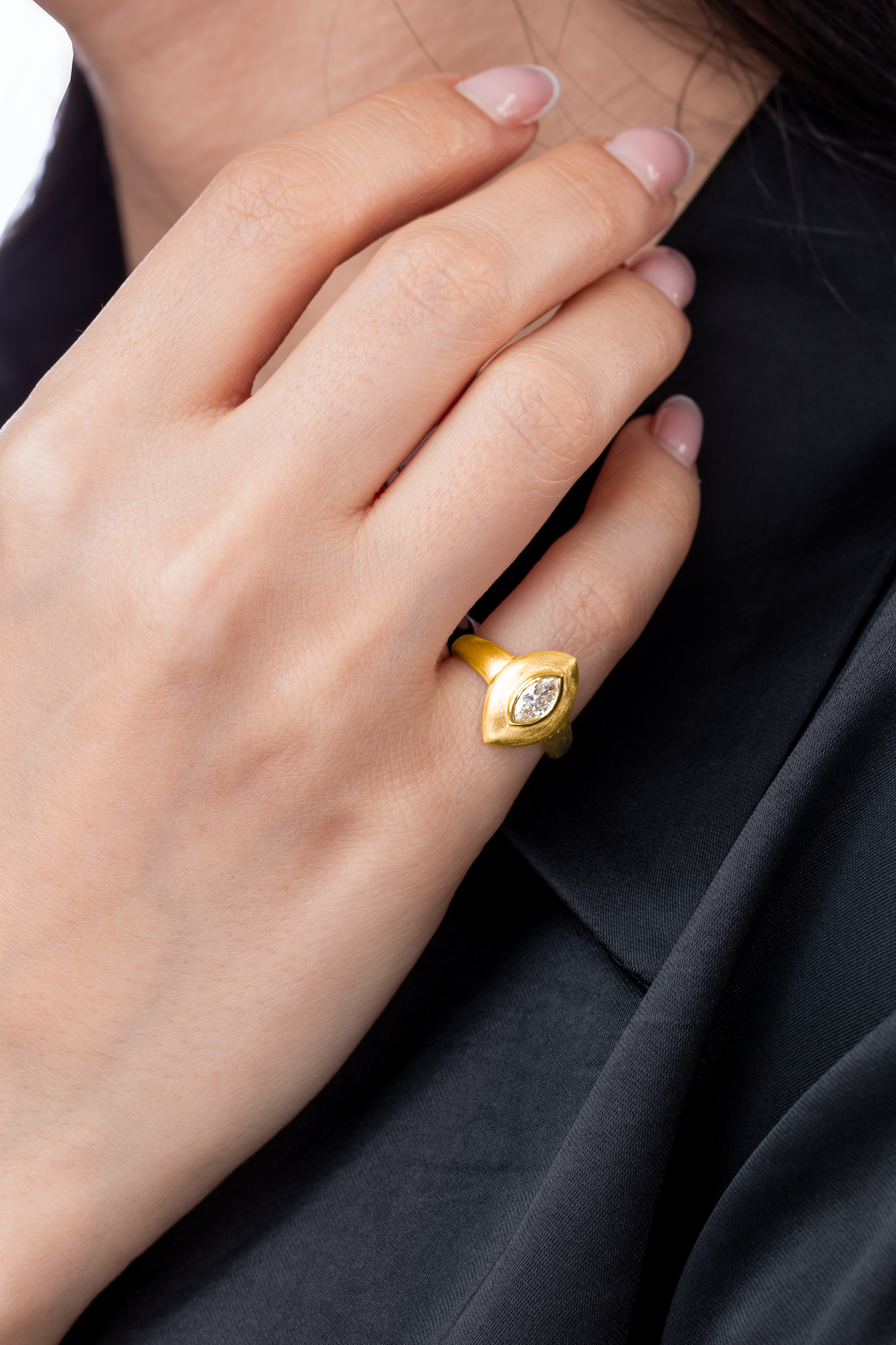 Pinky - 18K YG / Dia Ring