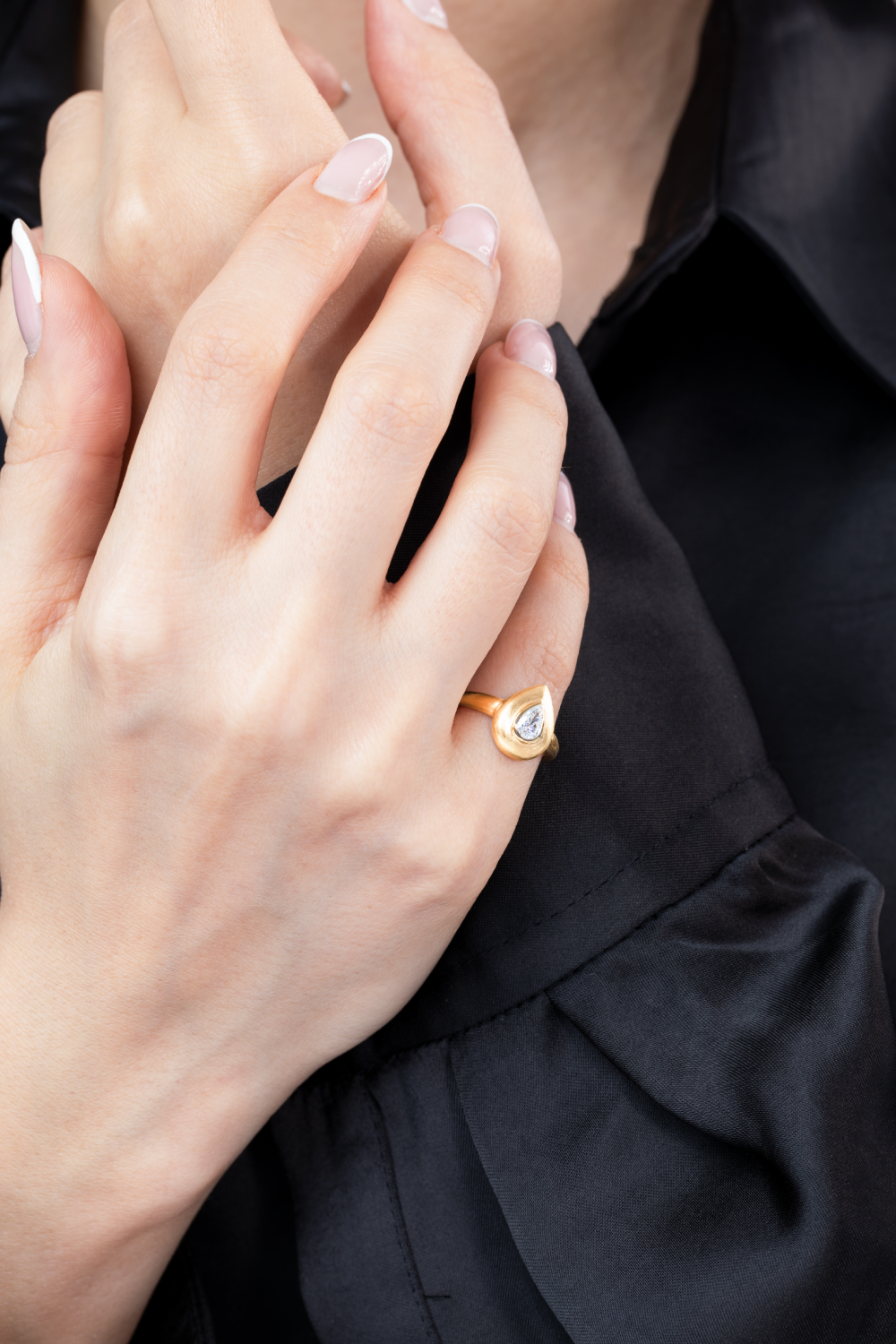 Pinky - 18K YG / Dia Ring