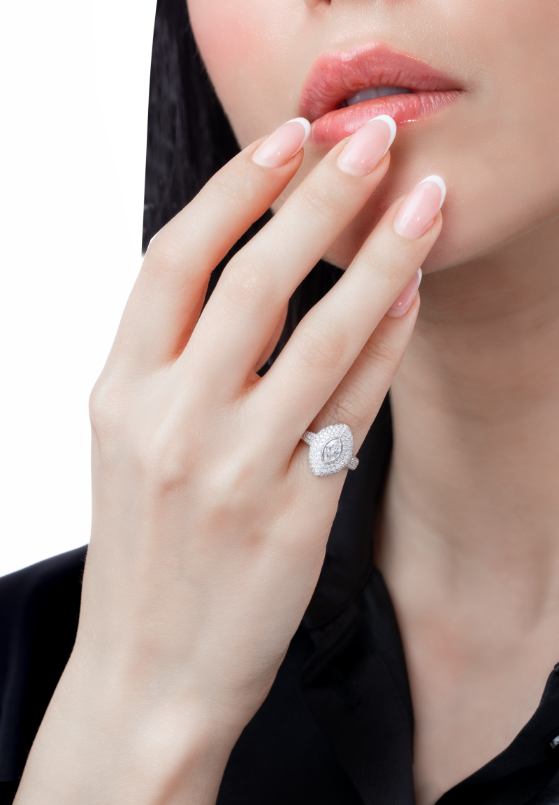 Pinky - 18K WG / Dia Ring