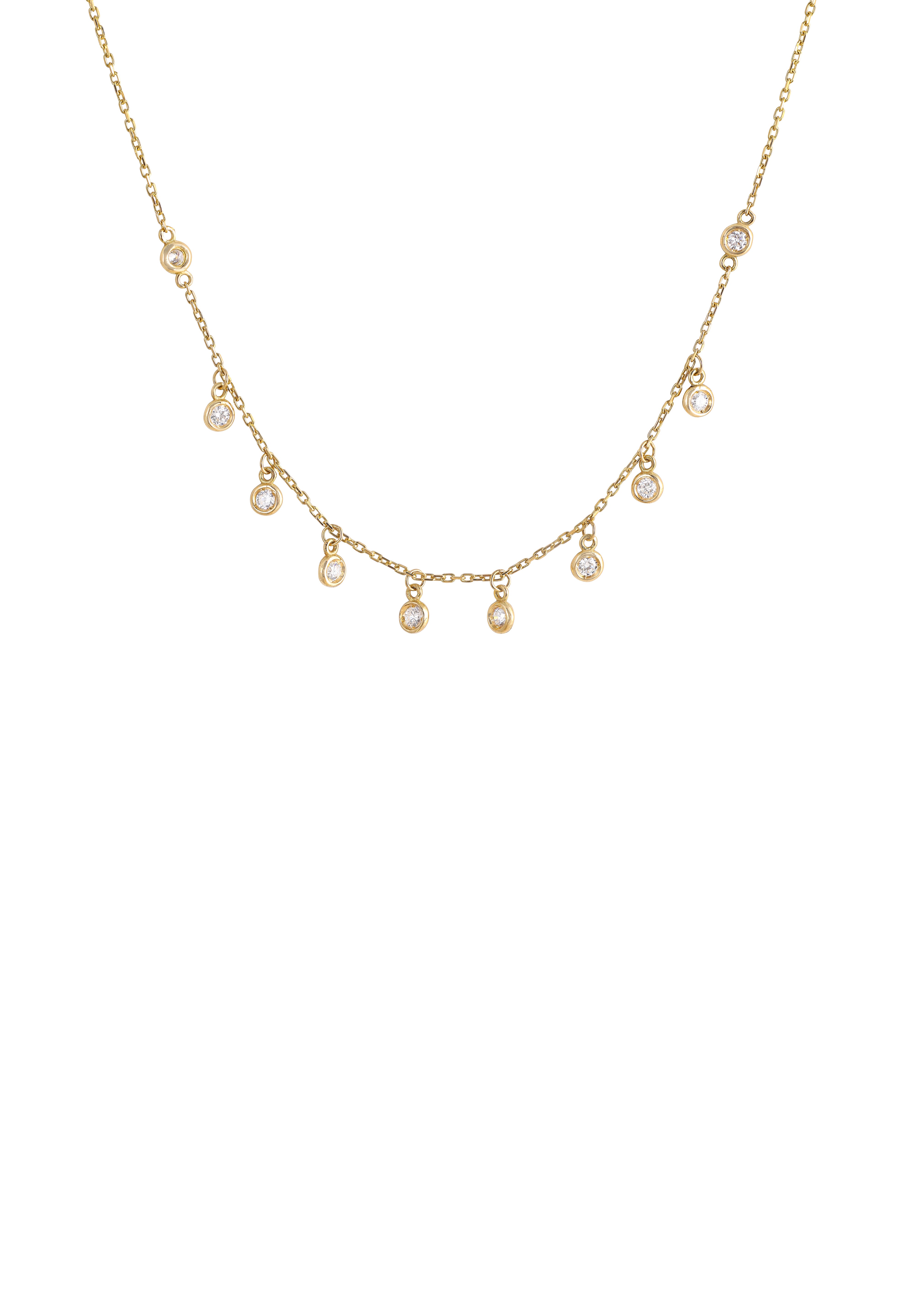 Floating Diamonds Necklace