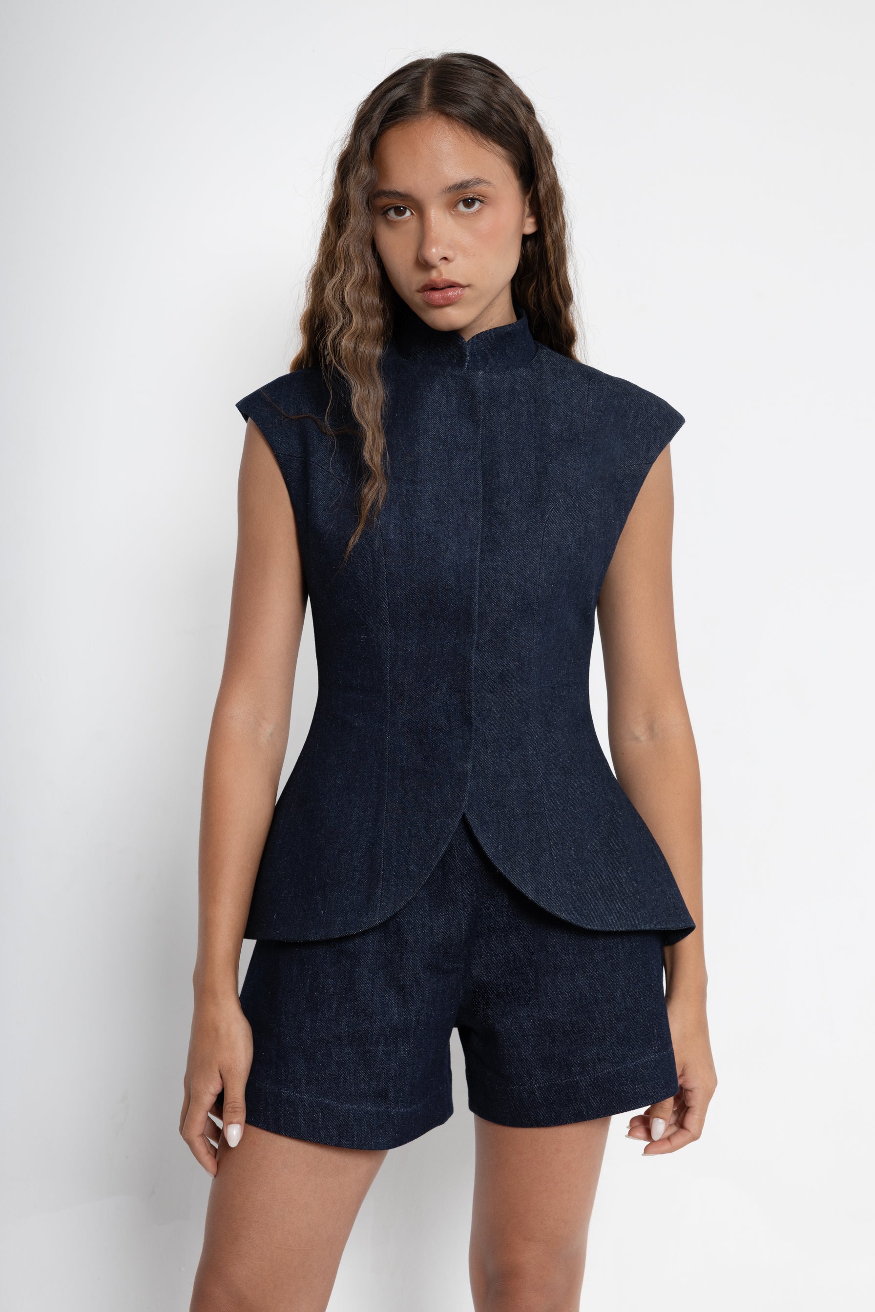 Precision Denim Vest