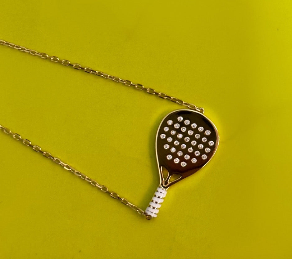 Padel Racquet necklace