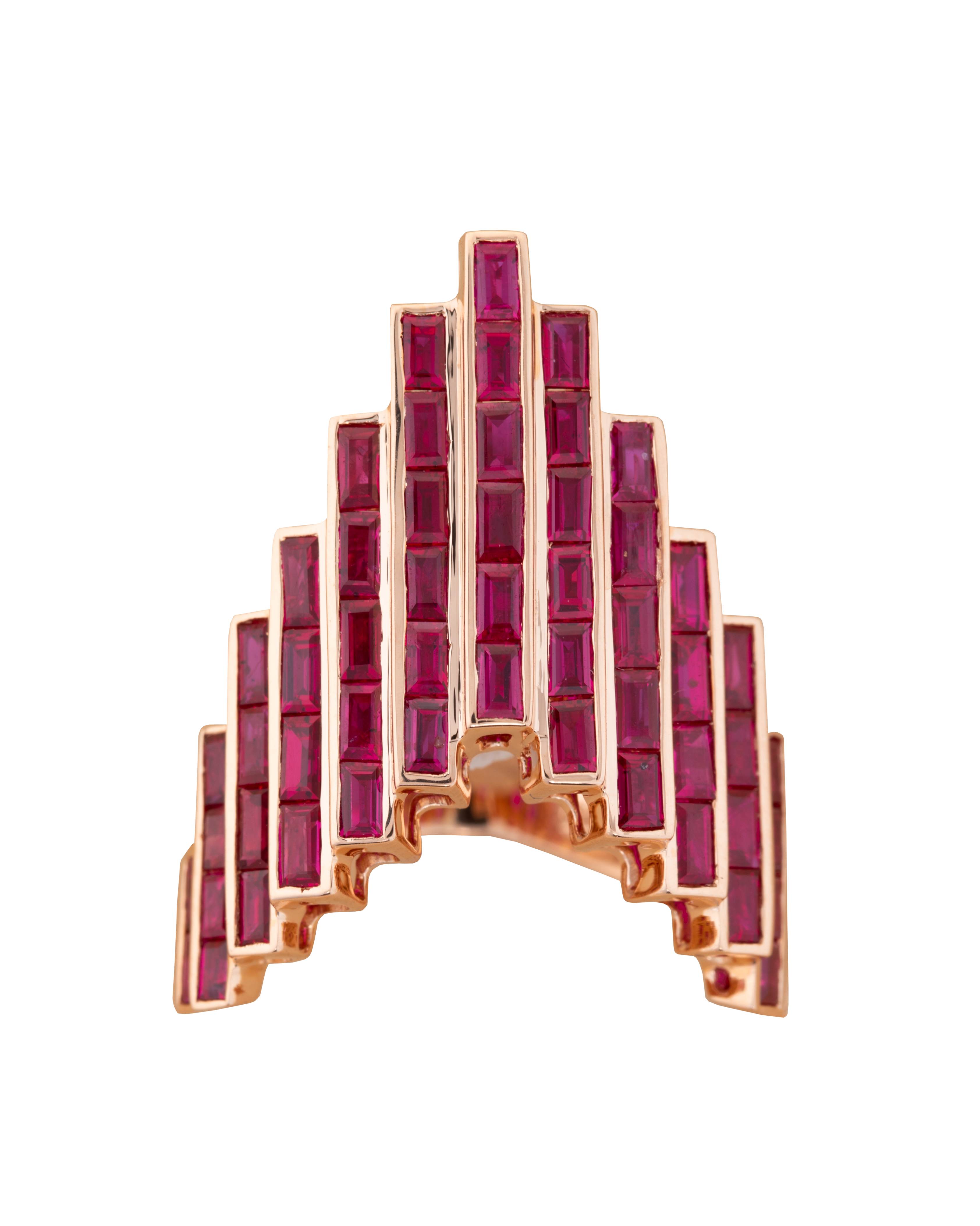 Galaxy - 18K RG / Ruby Ring