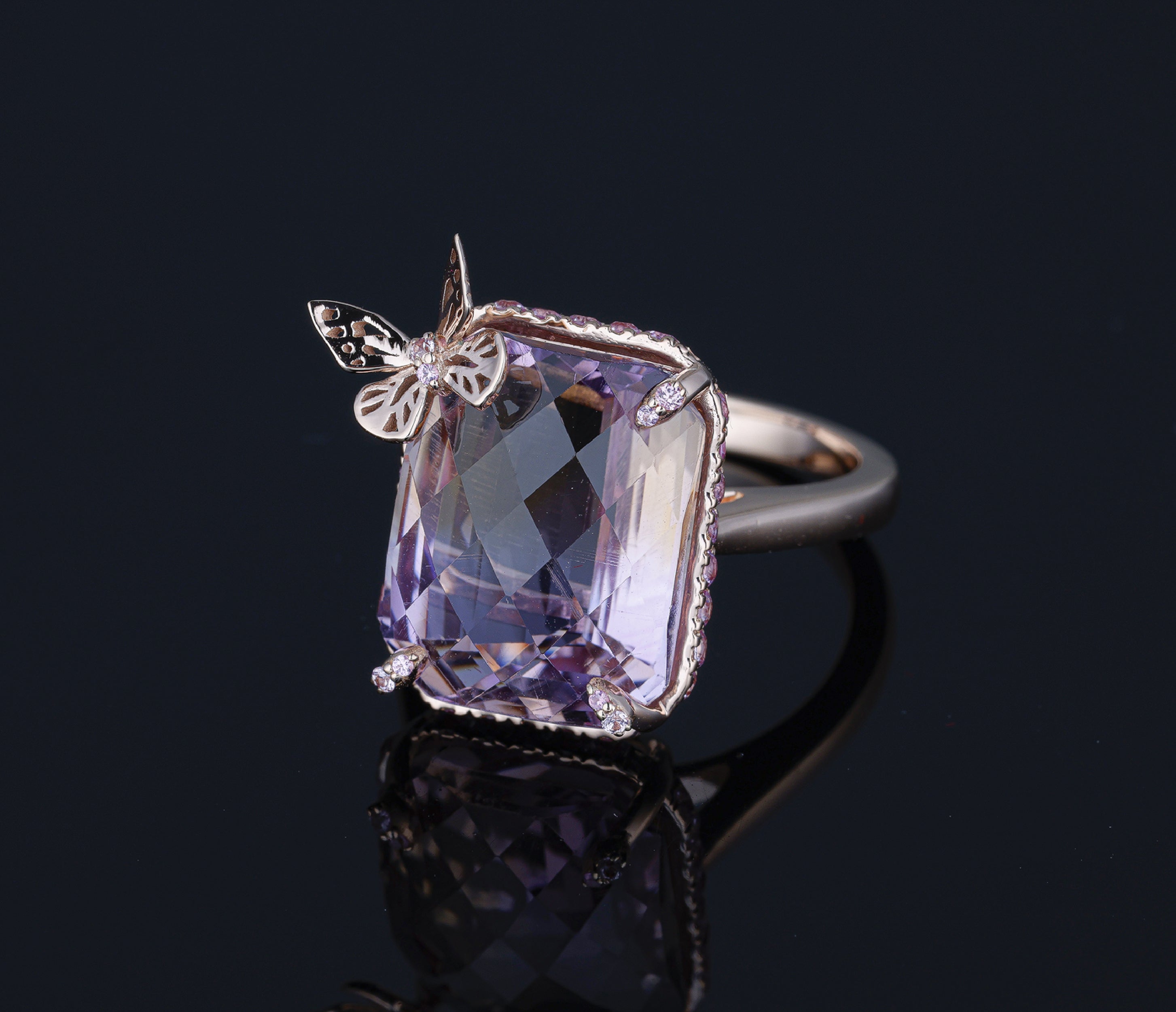 Ametrine Cocktail Ring