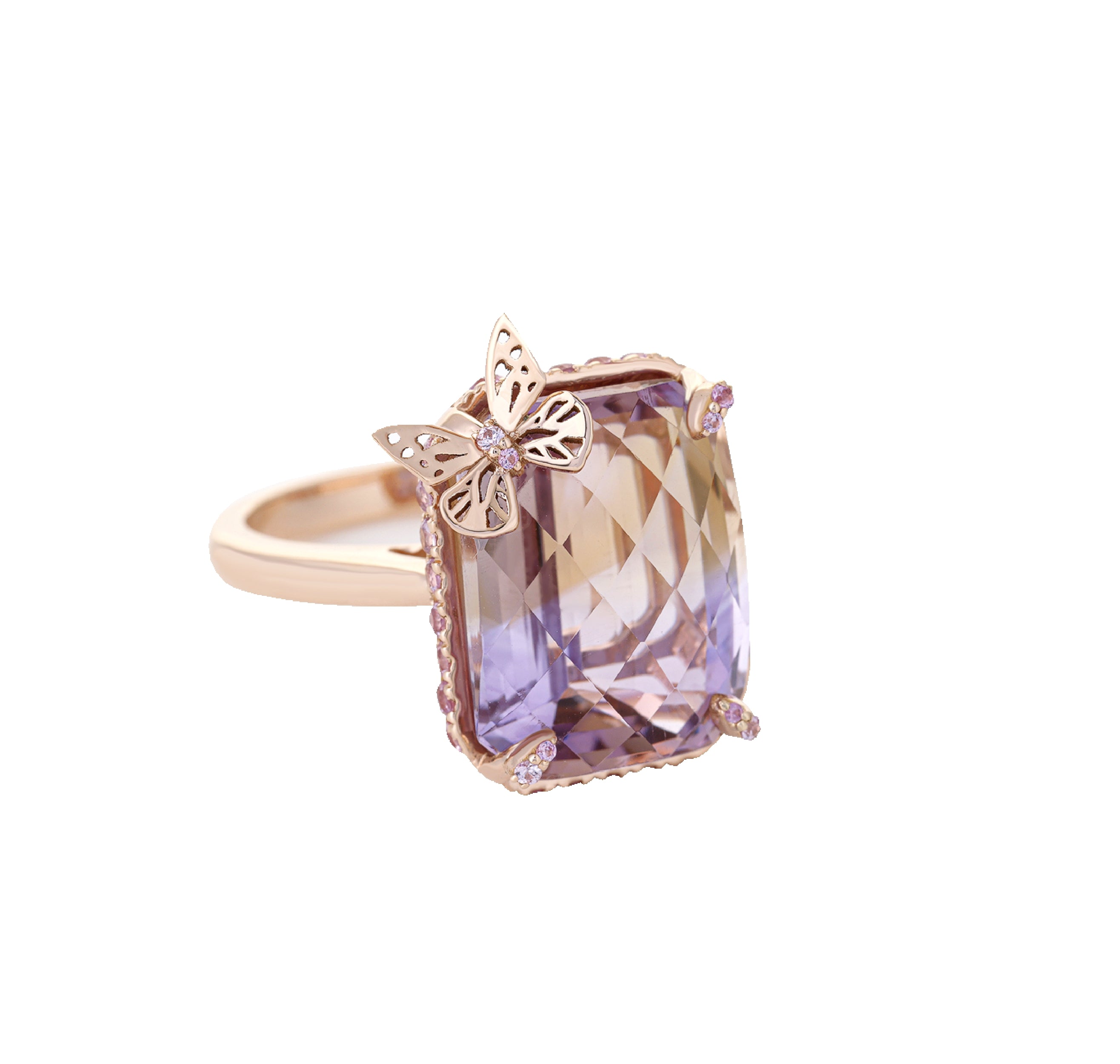 Ametrine Cocktail Ring