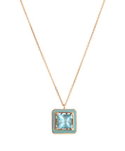 Blue Topaze Necklace