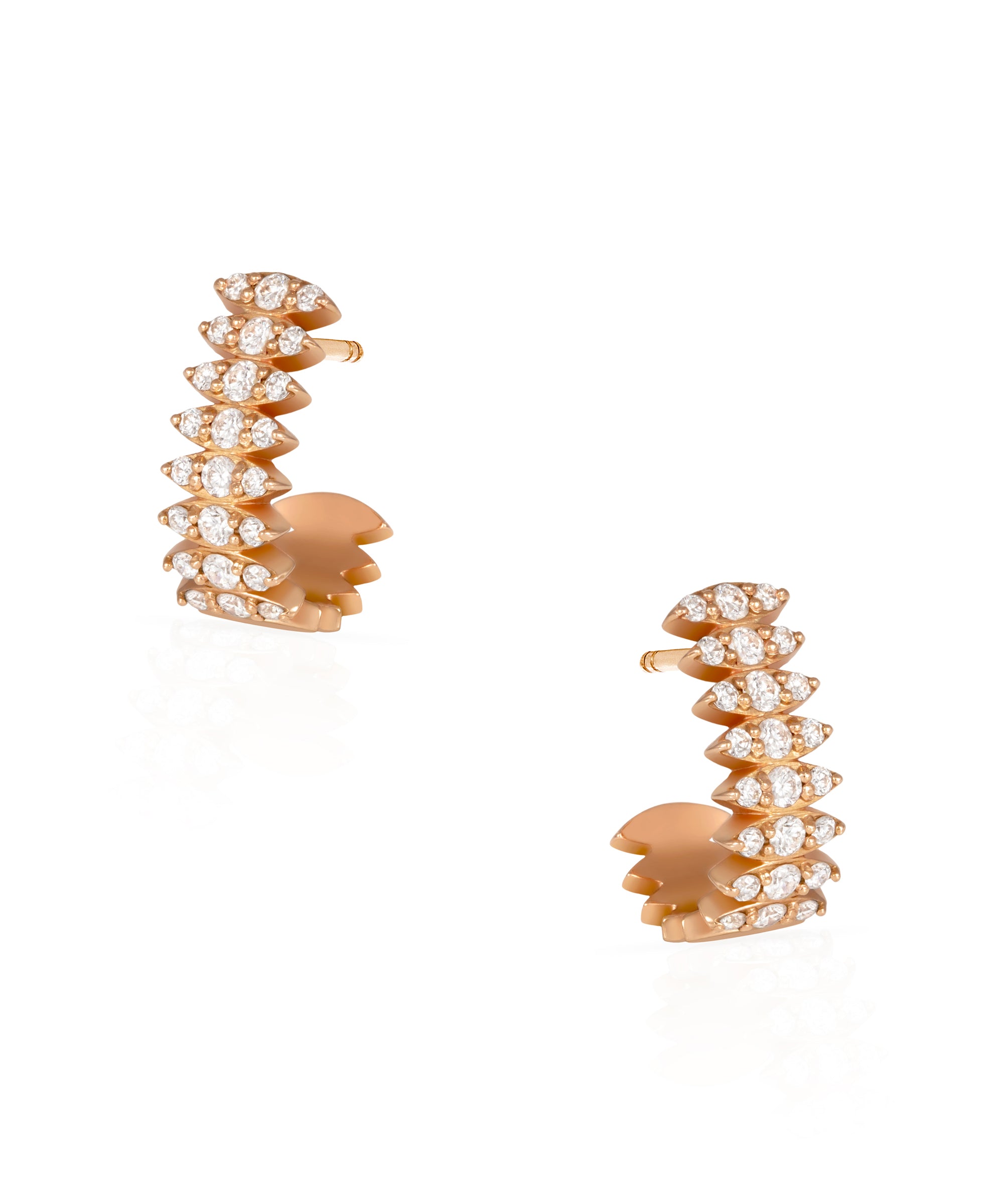 Diamond Hoop Earrings