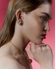 The Striped Chunk It Up Ear Cuff