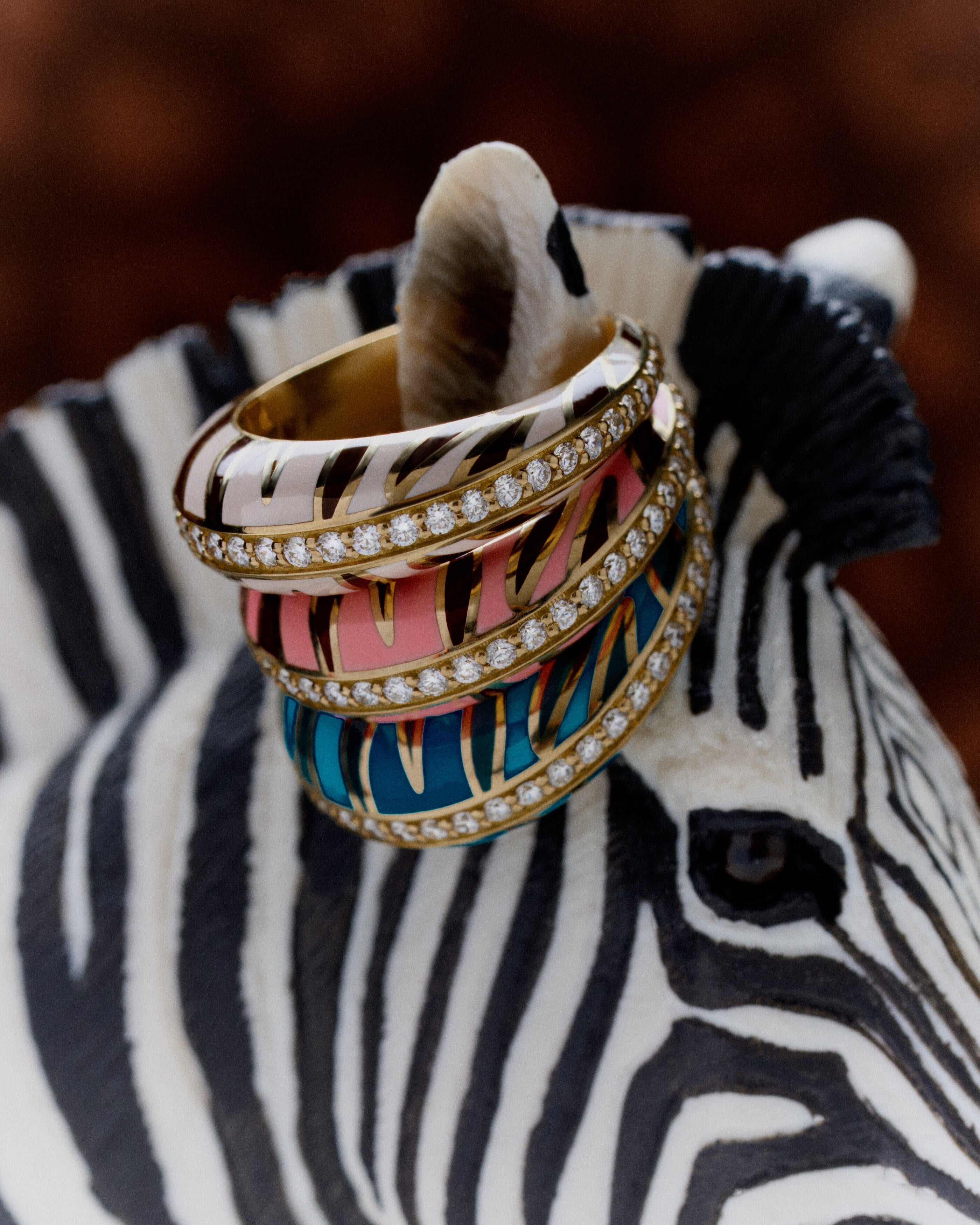 The Striped Chunk It Up Ear Cuff
