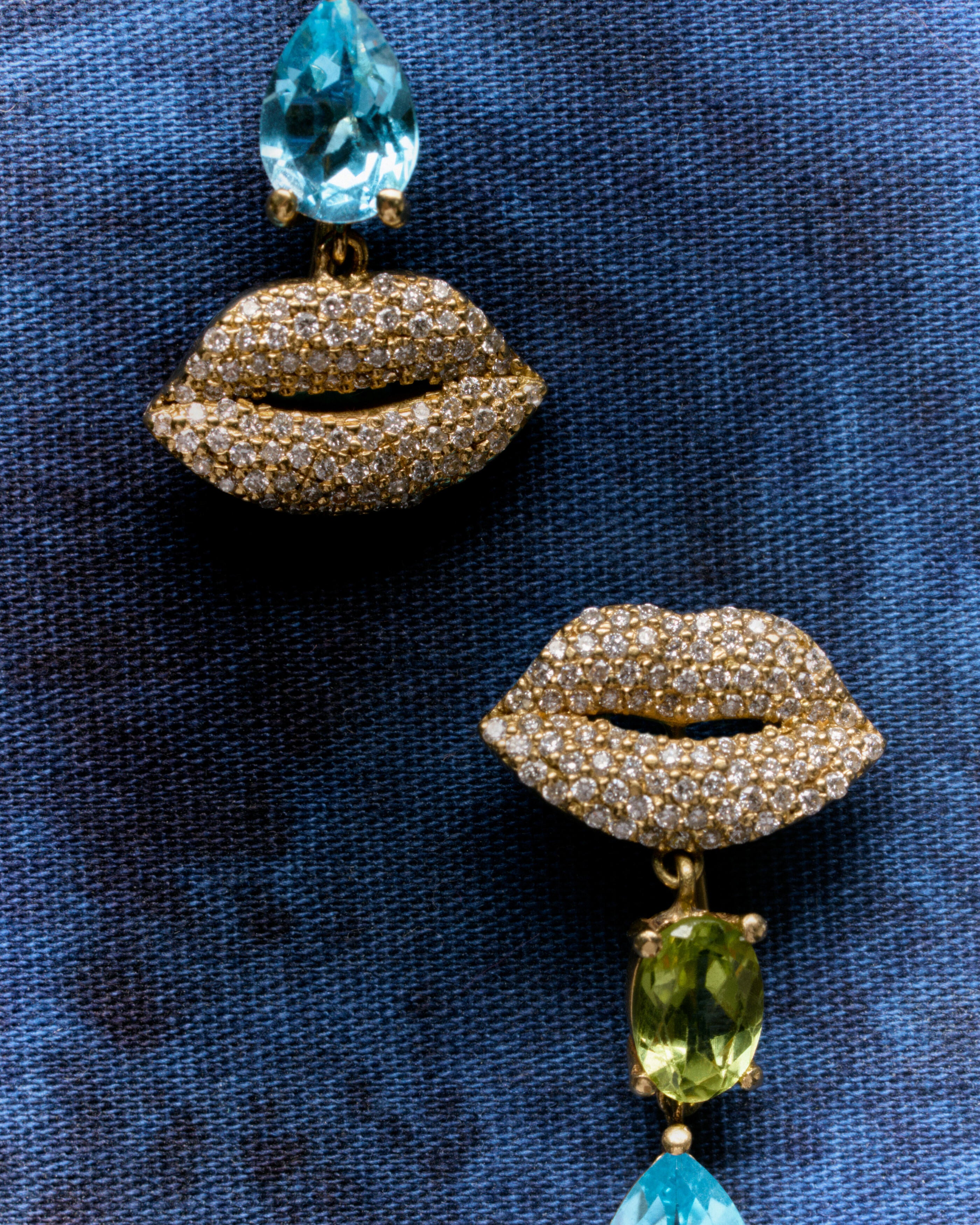 The Bottom Lip Dangle Earring