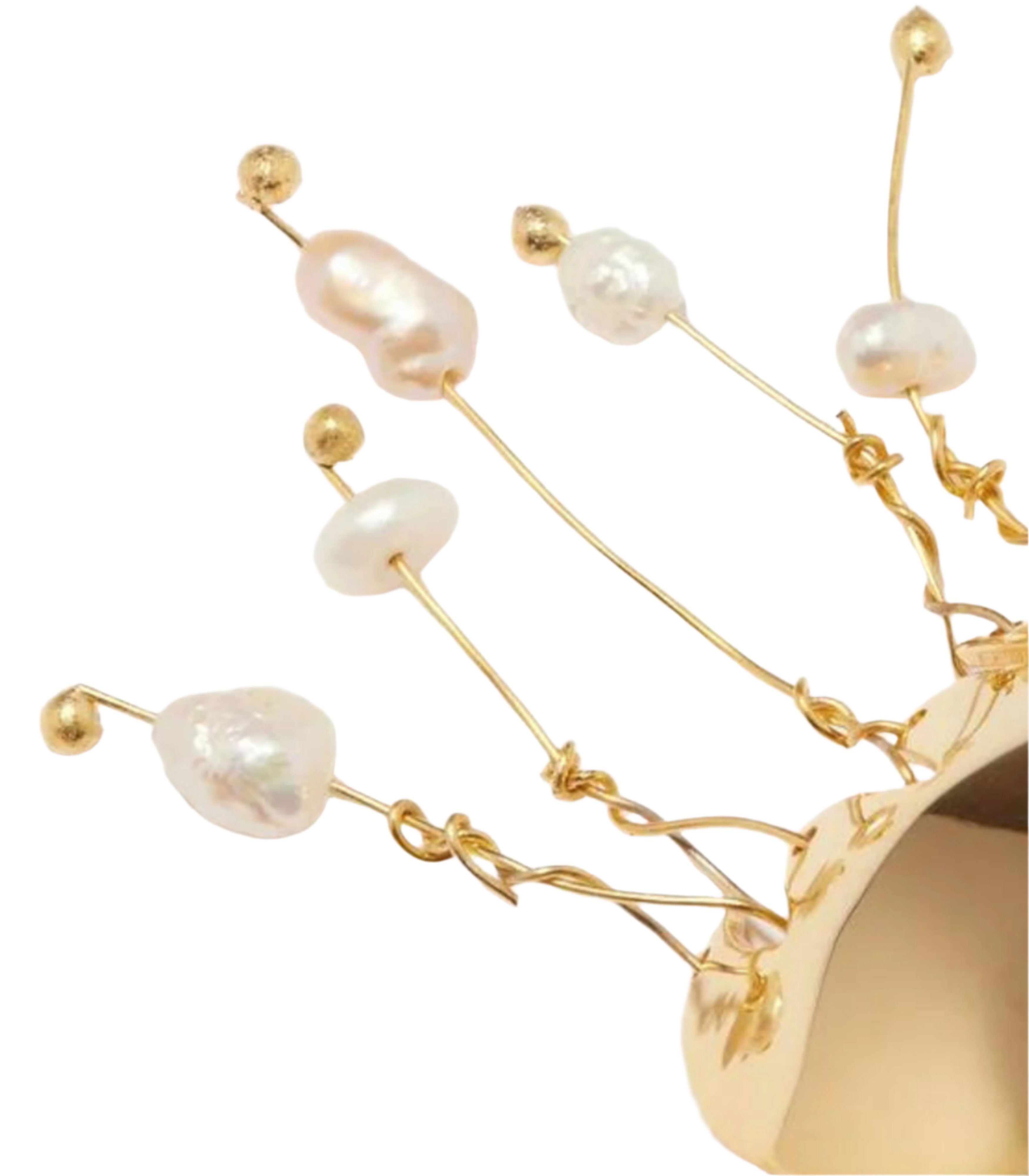Dangling Pearls Earrings