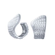 18K YG BRUSHED SNAKE RING