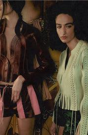 Caniayla Leather Jacket Butter Yellow