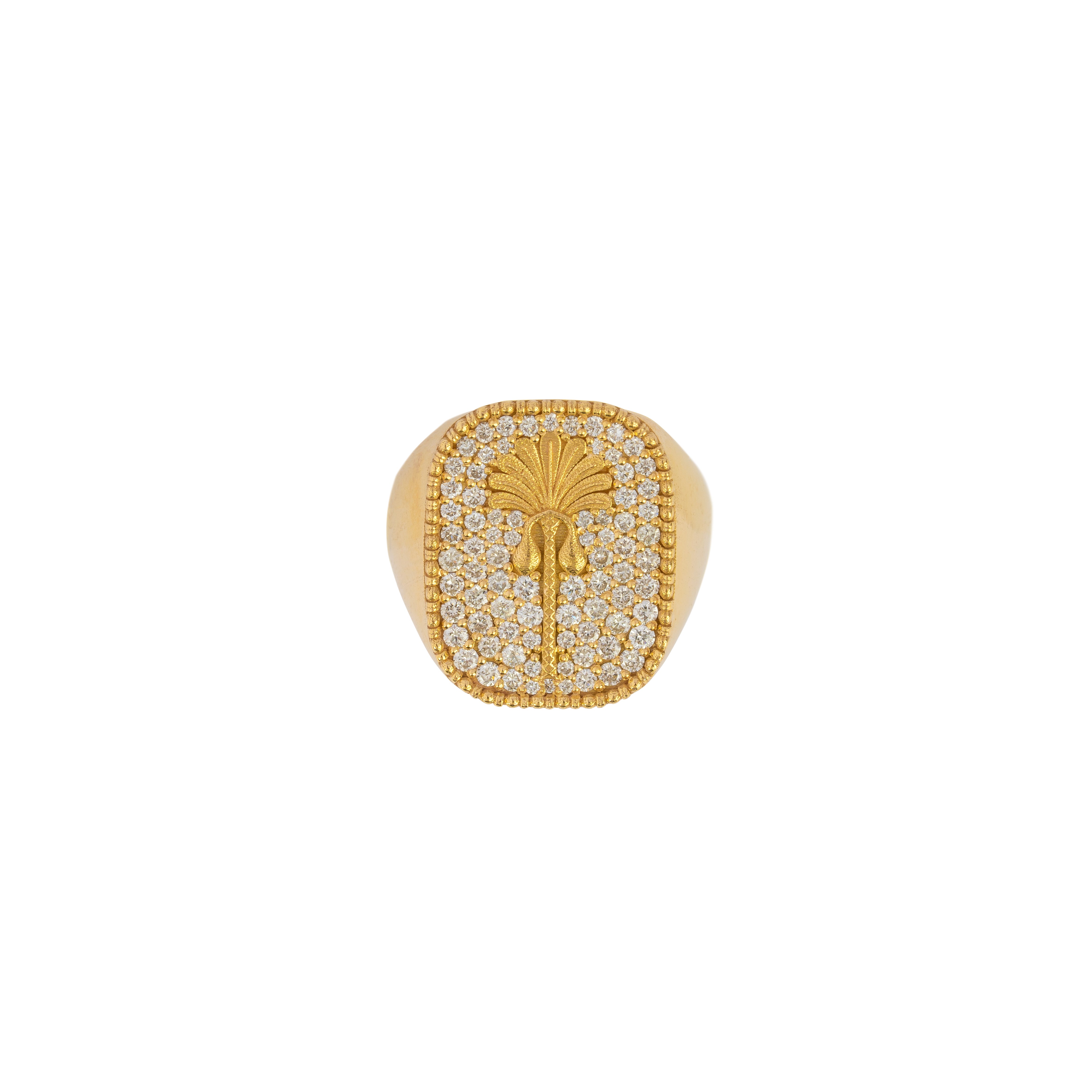 Diamond Palm Tree Ring – FAME