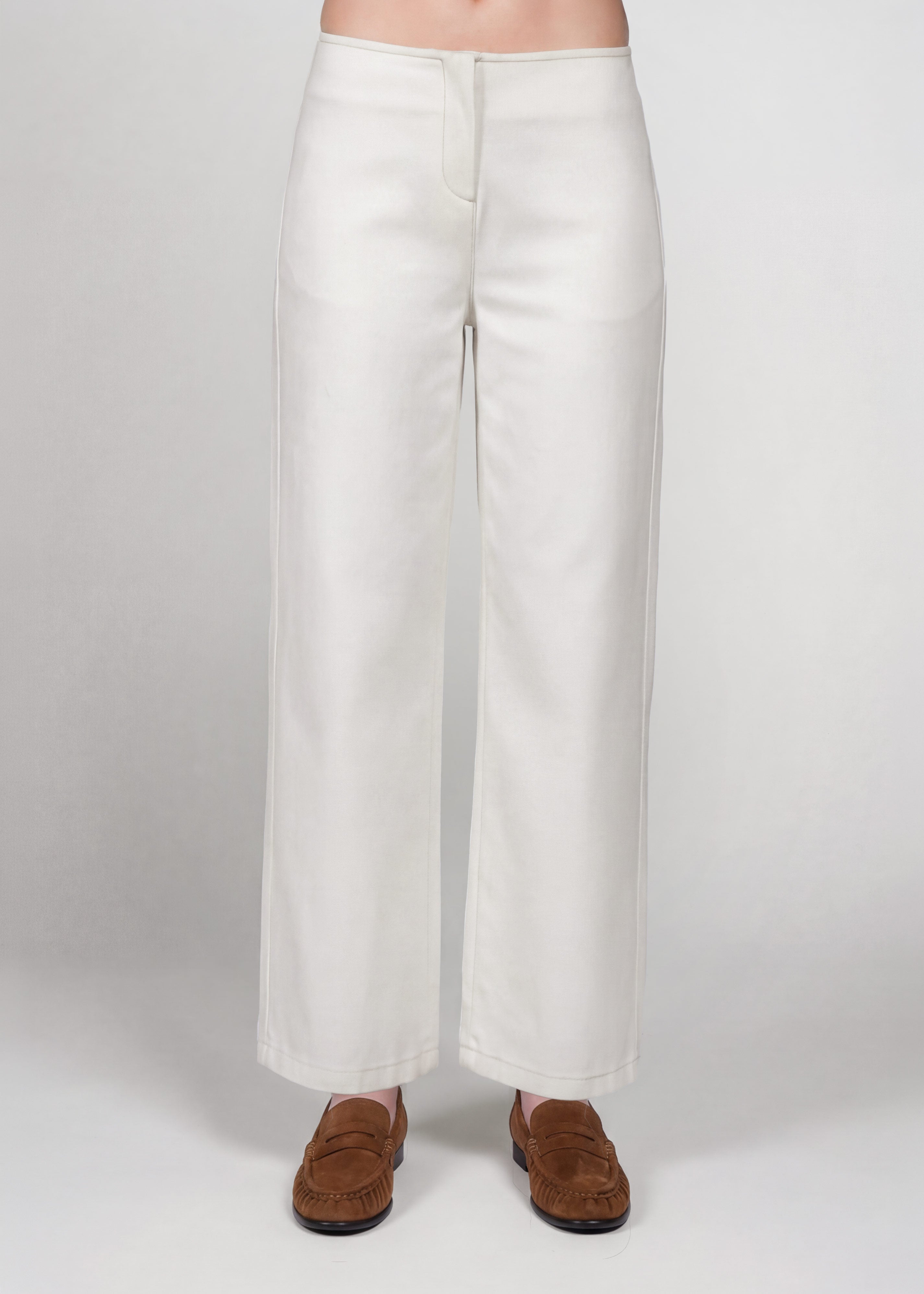 Lume White Denim Pants