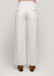 Lume White Denim Pants