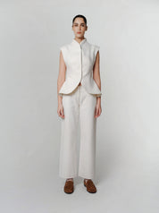 Lume White Denim Pants
