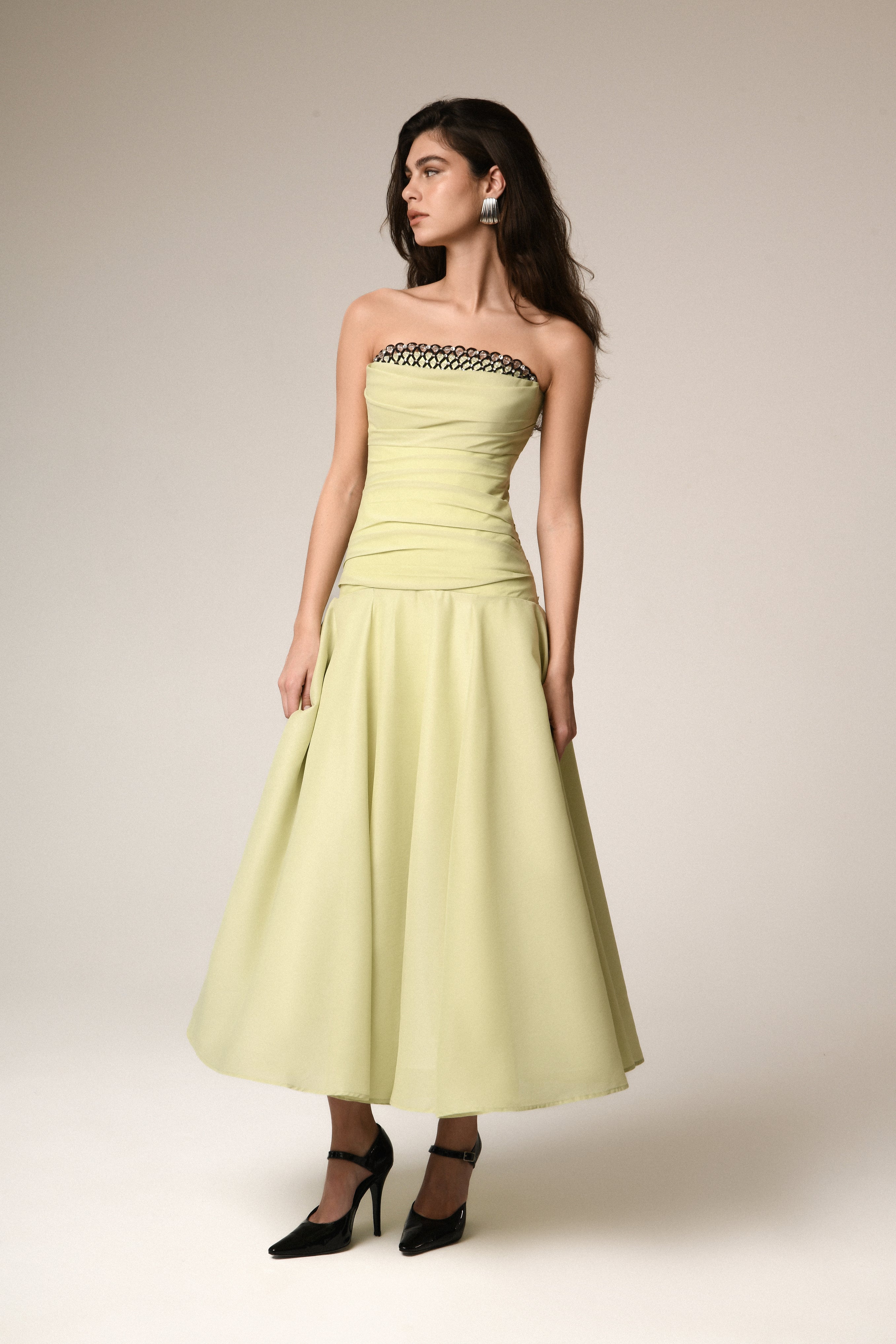 Rhea Dress Green