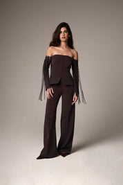 Pintuck Trouser