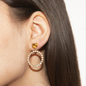 The Heart of The Circle Earring