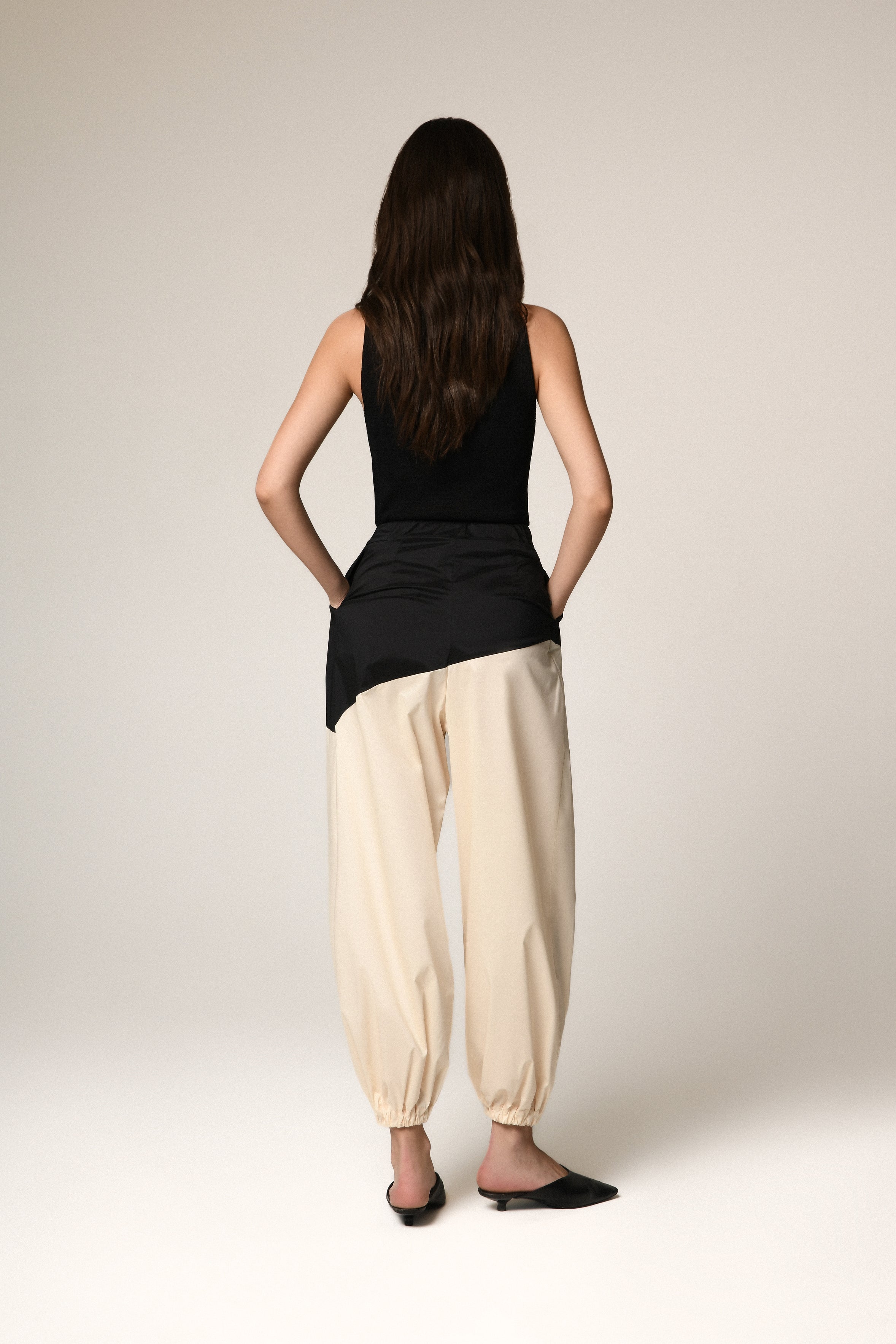 Two Tone Balloon Pants