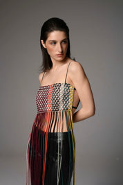 Multicolor Intricate Bralette