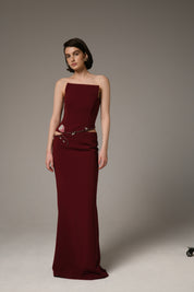 Unlock Gown Bordeaux