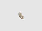 The Diamond Block Conch Earring