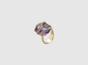 The Oval Diamond Cage Ring