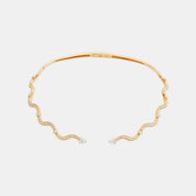 Chunky Double Diamond Wave Choker