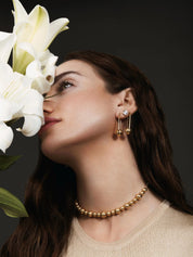 Earring Set Boule D'or