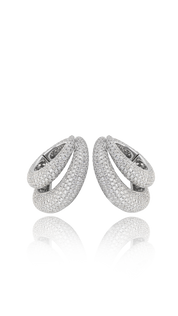 Skin - 18K WG / Dia Earring