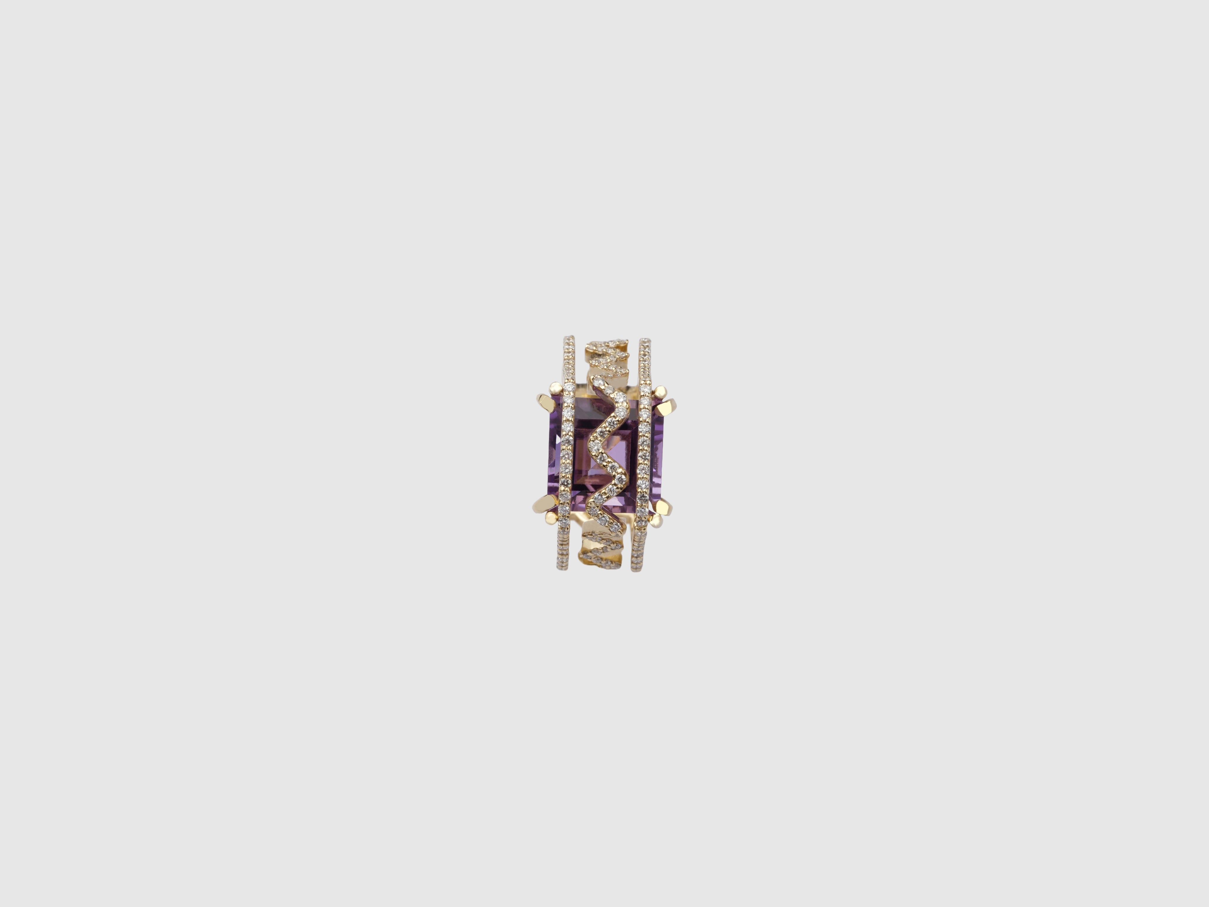 The Floating Princess Wave Ring