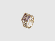 The Floating Princess Wave Ring