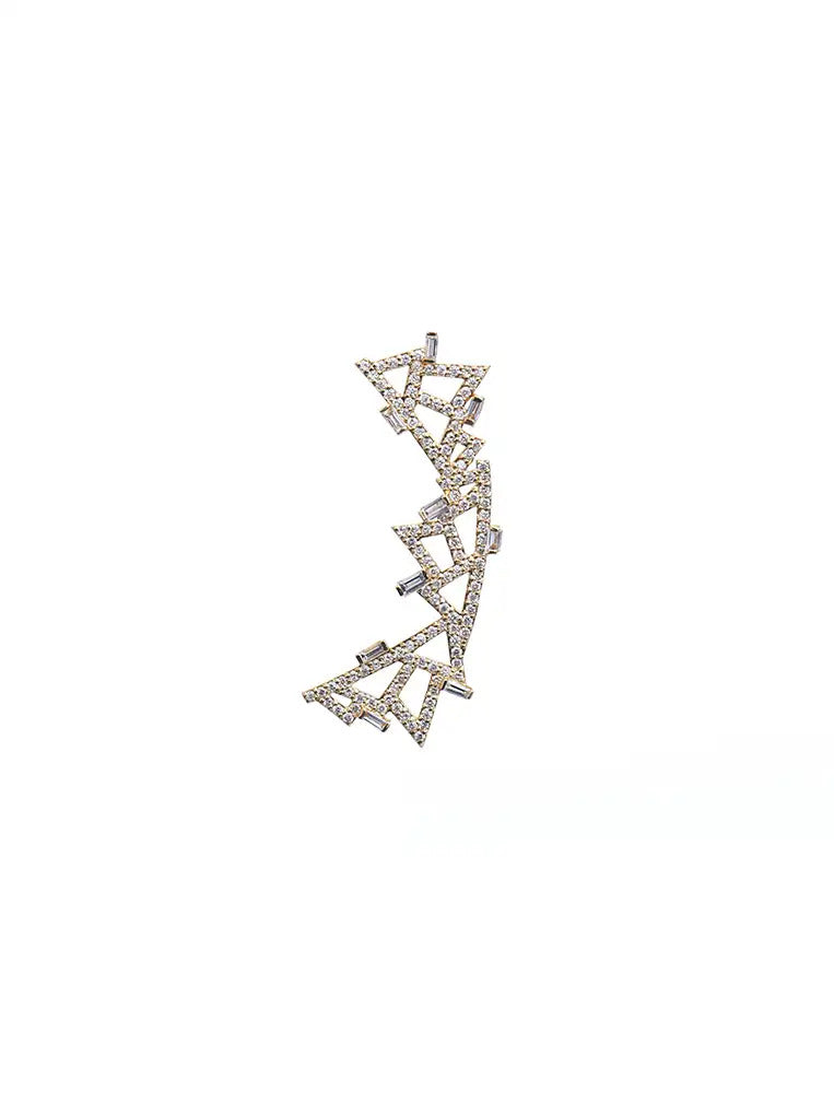 Iceberg Yellow Ear Cuff