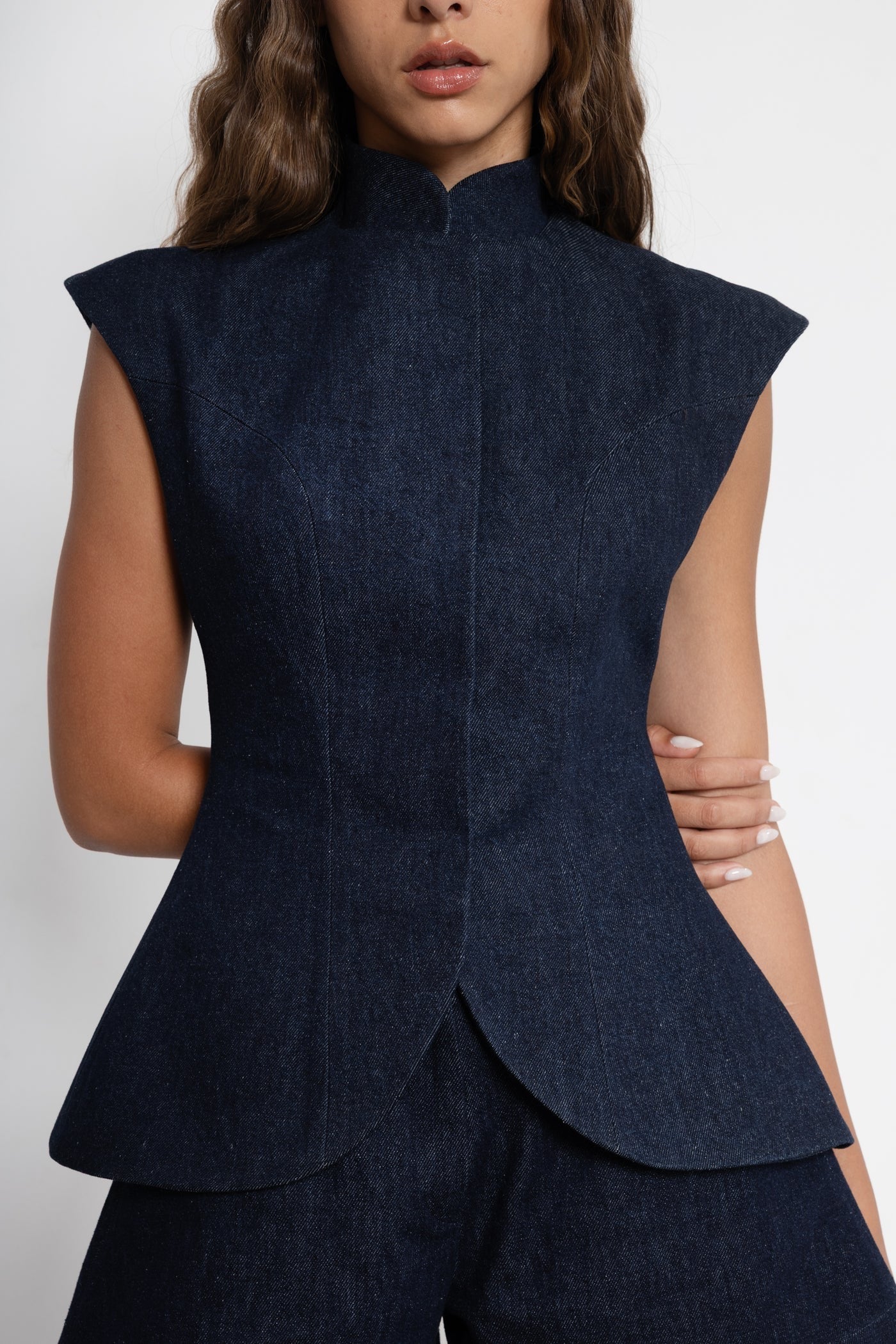 Precision Denim Vest