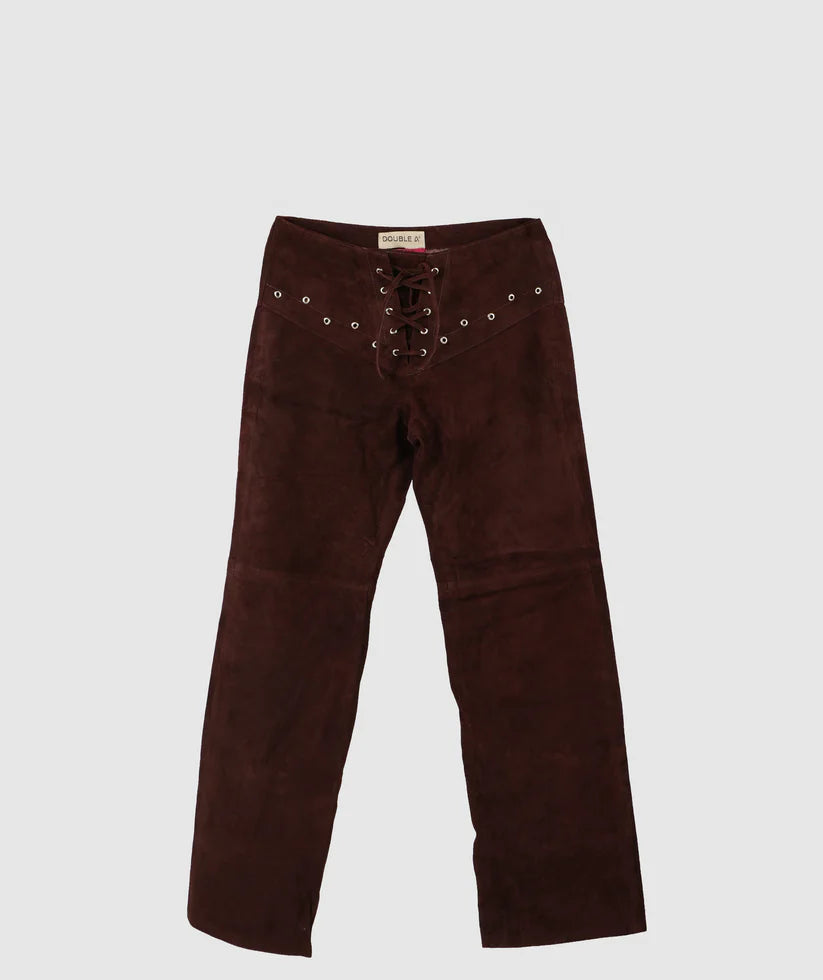 Jason Suede Pants Brown