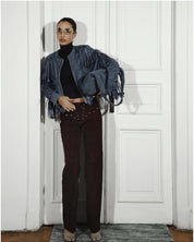 Jason Suede Pants Brown