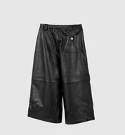 Justin Leather Pants Black