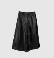 Justin Leather Pants Black