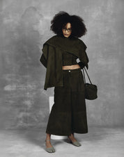 Justin Suede Pants Olive